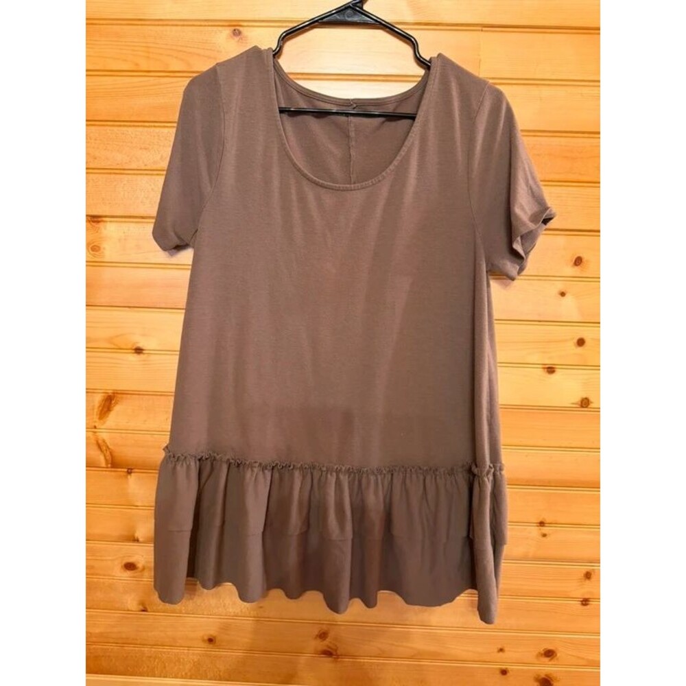 Khaki colored ladies tunic extra large